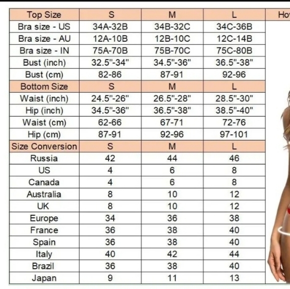 Red Flower Bandeau Off Shoulder Bikini Set Swimsuit - Picture 7 of 7